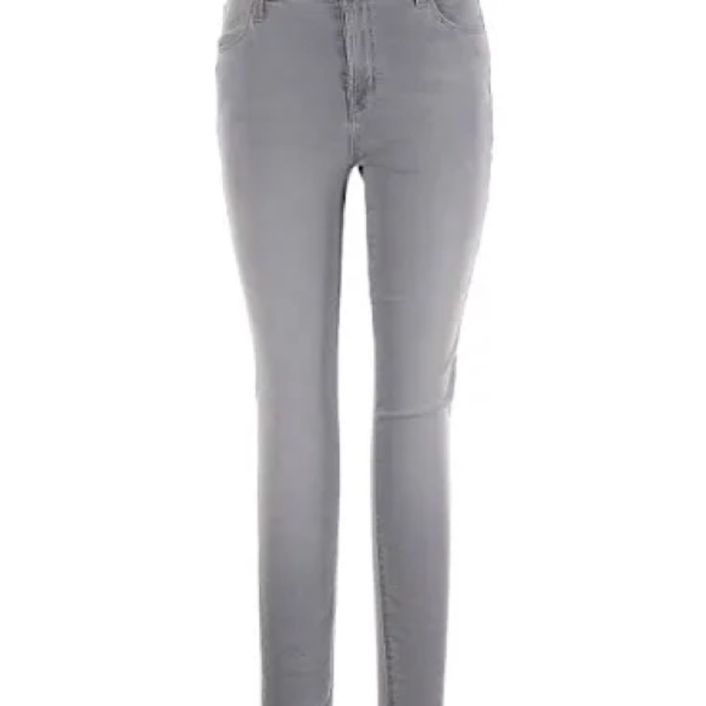 J Brand 485 Mid Rise Skinny Jeans, Volcanic Ash Dark Grey